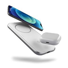 ZENS Aluminium 3-1 Wireless Charger with 45W USD PD Designed for Magsafe