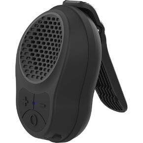 Wearable Bluetooth Speaker Clip On Speaker Bluetooth Neck Speaker Bluetooth Wireless Mini Speaker Portable Speaker Running Speaker Work Speaker (Black+Orange)