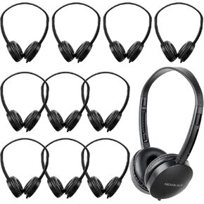 Kids Headphones Bulk 15 Pack for School Students Children Teen Boys Girls,Wholesale Headphones for Classroom Earphones 3.5mm Jack Black