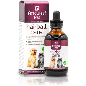 Hairball Care by NaturPet Inc | Digestive Support for Cats and Dogs | Hairballs, Constipation, Intestinal Discomfort | 100mL Herbal Tincture