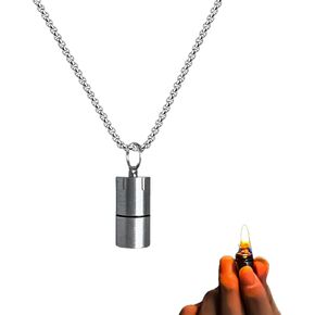 Kerosene Soft Flame Lighter, Cool Vintage Lighter for Men, Windproof Unique Gift for Men Outdoor Candle BBQ Collection Camping (No Butane Fuel) (#04)