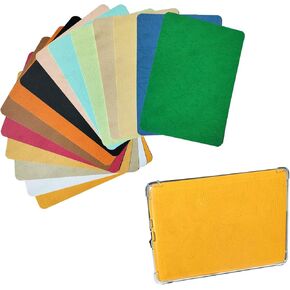 15 Pcs Insert Cardstock for Kindle Paperwhite 11th Generation 2021（6.8"）Solid Color Paper Insert for Clear Case Decorate