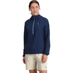 Outdoor Research Women's Astroman Air Sun Hoodie, Pebble, S