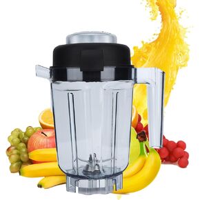 Vitamix Blender Pitcher 32oz 0.9L Transparent Food Blender Container with Blade Lid Replacement Accessories Fit for C series 5300/6500/750/780 Blender（10x8.3x5.1inch）
