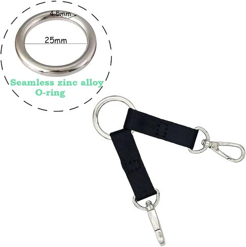 Dual Dog Leash Clip Double Ended Dog Collar Safety Clip Dog Coupler for Samll Dogs in Saudi Arabia