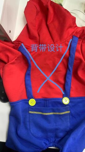 Pet Dog Costume,Funny Cosplay Outfit for Halloween Christmas Parties,Dog Clothes for Small Dogs Pet Apparel Puppy Clothes Jumpsuit in Saudi Arabia