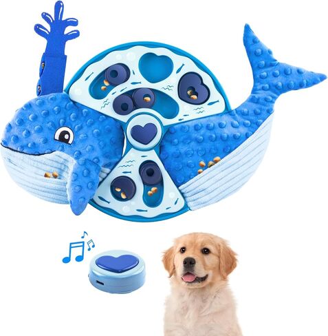 Migipaws Dog Puzzle Toy,Snuffle Mat for Dog,Cat Enrichment Toys,Pets Slow Feeders for Mental Training,Plush Puzzle and Recording Playback in Saudi Arabia