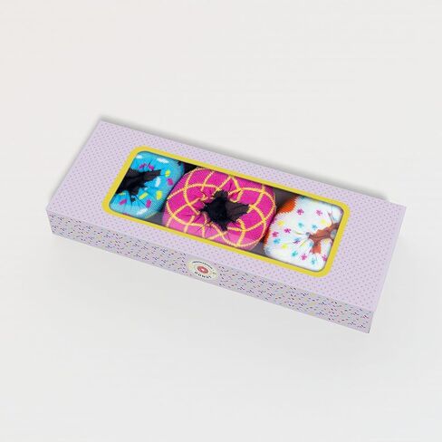 Women's Donut Socks Gift Boxes (6 Pack) - Fun, Colorful, and Super Soft Socks in Kuwait