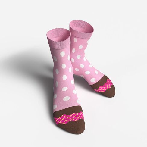 Women's Donut Socks Gift Boxes (6 Pack) - Fun, Colorful, and Super Soft Socks in Kuwait