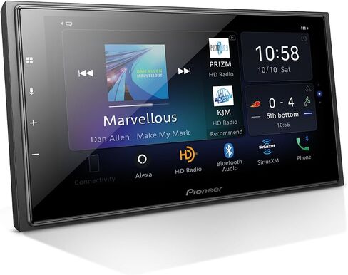 Pioneer DMH-W3050NEX 6.8" Double Din Multimedia Digital Media Receiver, Wireless Apple CarPlay and Android Auto, HD Radio, Bluetooth, Backup Camera Compatible, Touchscreen, One Touch Navigation in Saudi Arabia