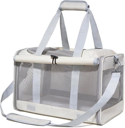 Pet Carrier/Cat, Dog Carrier Soft-Sided for Up to 15 Lbs,Collapsible Cat Carrier Dog Carrier for Medium Cats Small Cats and Dogs in Saudi Arabia