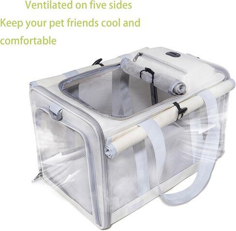 Pet Carrier/Cat, Dog Carrier Soft-Sided for Up to 15 Lbs,Collapsible Cat Carrier Dog Carrier for Medium Cats Small Cats and Dogs in Saudi Arabia