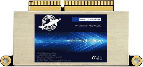 محرك أقراص الحالة الصلبة الداخلي DOGFISH SSD سعة 1 تيرابايت PCIe NVMe Gen3.0x4 للترقية 2016 2017 13 بوصة MacBook PRO A1708 (EMC 2978/3164 نماذج شريط غير تعمل باللمس (أواخر 2016 - منتصف 2017 عام) in Saudi Arabia