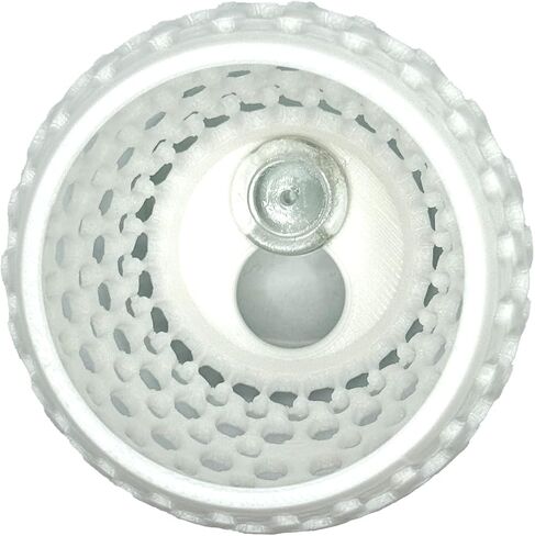 Betta Bulb Hide 2.0 | Betta Rest Fish Tank Ornament Large | Aquarium Cave with Suction Cup for Small Fish Tank, Betta Habitat, Shrimp Hideout, Aquatic Decor Large (Pure White) in Saudi Arabia