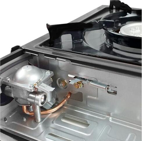 Portable Butane Gas Camping Stove with Carrying Case - Aluminum Outdoor Cooking Grill for Camping, Picnics, Hiking, Fishing, BBQ - Single Burner in Saudi Arabia