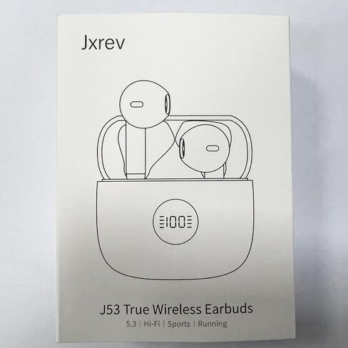 Wireless Earbuds Bluetooth 5.4 Headphones Noise Cancelling, Bluetooth Earbuds with Dynamic Drivers Stereo, Earphones Wireless Bluetooth, 40H Playtime and LED Power Display, In Ear Buds for Android iOS in Saudi Arabia