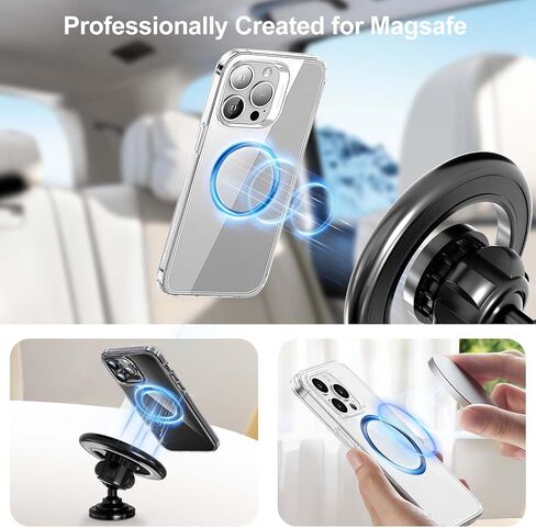Universal Metal Ring Sticker, for MagSafe Ring Magnet Compatiable with MagSafe Wireless Charger/Car Holder for iPhone/Samsung/Android Phone Cases 3Pcs Metal Rings(Without Magnetic),Black in Saudi Arabia