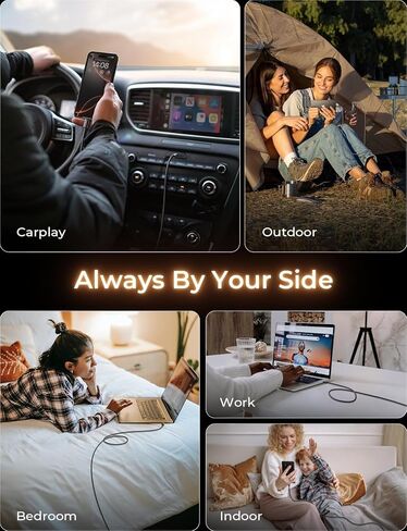 كابل شاحن USB C بقوة 100 وات، 3 حزم بطول 3 أقدام سلك شاحن USB C سريع منسوج رسميًا لشحن أجهزة Macbook وiPad Pro وiPhone 16 15Pro Max وGalaxy وVision Pro متوافق مع 100W /65W/45W/35W/27W/20W in Kuwait