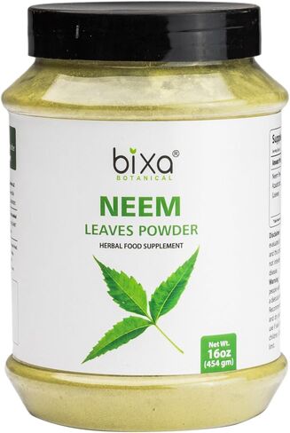 bixa مستخلص النيم النباتي (أزاديرشتا إنديكا) الجاف - 2.5% مر عن طريق قياس الجاذبية | 35.2 أونصة | علبة 1 كيلو in Kuwait