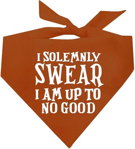 I Solemnly Swear I Am Up to No Good Dog Bandana (Teal, OS 1101) in Saudi Arabia