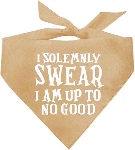 I Solemnly Swear I Am Up to No Good Dog Bandana (Teal, OS 1101) in Saudi Arabia