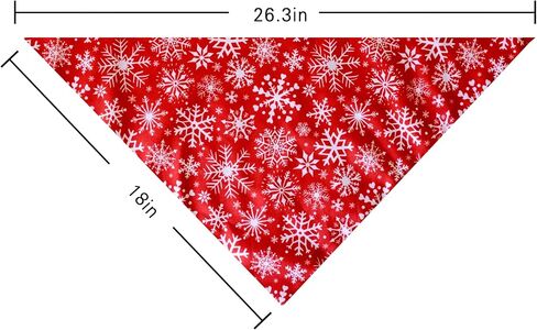2 Pack Christmas Dog Bandana, Holiday Cat Bandana Flower and Christmas Tree for Small Medium Large Dogs Puppies Pets in Saudi Arabia