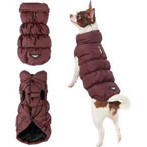 Extra Warm Dog Coat, Adjustable Dog Jacket, Dog Winter Coat, Dog Vest with Buckle Turtleneck, Dog Jacket for Cold Weather, Soft Dog Winter Vest for Small Medium Extra Large Dogs(Large)