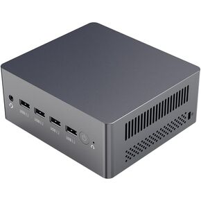 N9NP Mini PC, Intel Core i3-N305 (up to 3.8GHz), 16GB DDR4 RAM 512GB M.2 SSD, Intel UHD Graphics, Support Triple Display/2 x 2.5GbE I226-V/6 x USB Ports/WiFi 6/BT 5.2