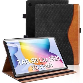Case for Samsung Galaxy Tab A 10.1 2019 (SM-T510/T515/T517) PU Leather Multi-Angle Viewing Stand with Card Pocket Tablet Cover for 10.1 Inch Tablet Android 2019,Brown