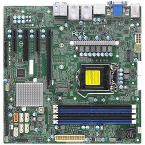 Supermicro X12SCQ Micro-ATX Server Motherboard Q470E LGA-1200, Embedded