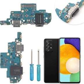 USB Charging Port for Samsung Galaxy A52 5G A526U Charger Dock Connector Board for Samsung A52 5G A526B Type-C Flex Cable Replacement Parts