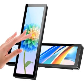 8.8 Inch Small Touchscreen Monitor, PC Temperature Display, PC Sensor Panel Display, IPS USB Mini Screen for Raspberry Pi, AIDA64 PC CPU RAM Data Monitor, Temperature Monitor for PC ARGB Computer Case