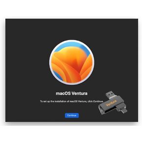 32GB MacOS Ventura 13.6 (USB & Type-C), Bootable USB Drive 3.0,Full Install Mac OS X