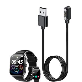 Smart Watch Charger for QONBINK L70 2Ft/60cm 2 Pin USB Portable Magnetic Charging Cable Cord for QONBINK L70 Smart Watch