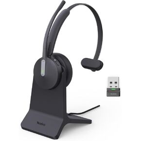 Yealink BH70 UC (NO Dongle) Wireless Bluetooth Headset with Microphone for Work, 35h Talking Battery Life, 3-Mic Noise Cancellation Headsets for Computer, 91g Lightweight Headphone for Open Office