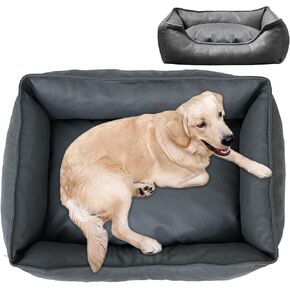 Washable Dog Bed for Medium and Large Dogs - Waterproof Four Season Foam Dog Bed, pet Bed cat Bed with Removable Zipper Cover for Large Dogs