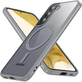حافظة OWKEY لهاتف Samsung Galaxy A17 5G مع حامل، حافظة هاتف مغناطيسية مقاومة للصدمات مناسبة لغطاء Magsafe الشفاف غير اللامع لهاتف Samsung A17 5G/4G، أسود in Kuwait