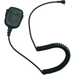 2.5mm Jack Plug Shoulder Handheld Speaker Mic Microphone 1 PIN Compatible with Motorola Talkabout Walkie Talkie MR350R MD200TPR MH230R MS350R MT350R MG160A MH230TPR 2 Way Radio