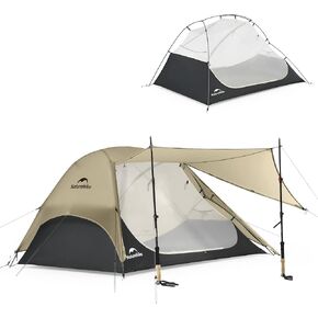 Naturehike UL Star River 2 Person Backpacking Tent, Double Layer Waterproof Two Person Tent, Lightweight Backpacking Cycling 2 Person Tent