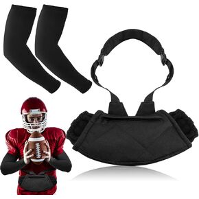 2 Set Football Hand Warmer Pouch Football Warming Pouch Compression Arm Sleeves Breathable Football Arm Sleeves for Outdoor Sports Gifts Accessories