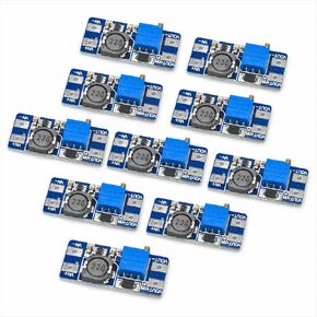 OSOYOO 10PCS MT3608 DC-DC Step Up Boost Converter Module 2A Adjustable Voltage Regulator Board Input Voltage 2.5V-15V to 5V-20V Output Voltage for Arduino in Kuwait
