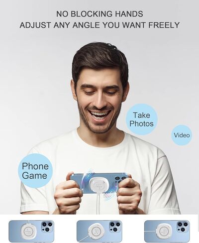 شاحن لاسلكي مغناطيسي من NANAMI - قاعدة شحن لاسلكية لشاحن MagSafe/iPhone 15/15 Pro/14/14 Plus/14 Pro/14 Pro Max/13/13 Pro/13 Pro Max/12/12 Pro، شاحن آمن Mag مع نوع USB كابل سي in Kuwait