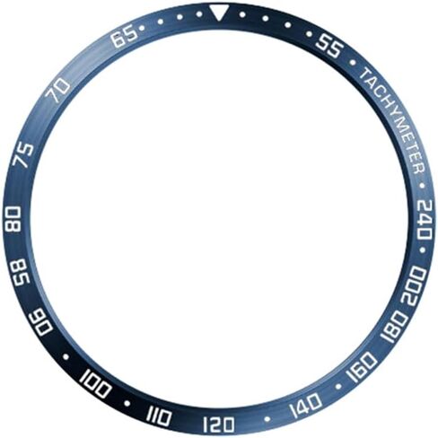 Bezel Styling for Galaxy Watch Ultra 47mm Bezel Ring Adhesive Cover Anti Scratch Stainless Steel Protection for Galaxy Watch 7 Ultra (blue, E style) in Saudi Arabia