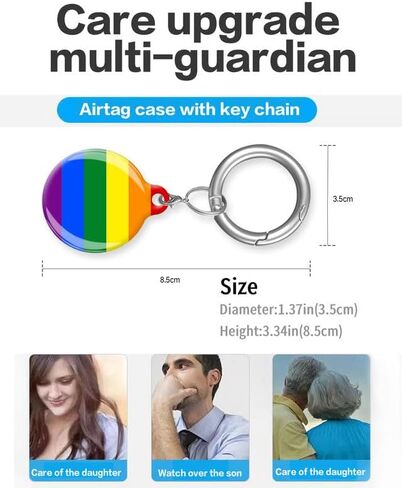 Compatible with AirTag Case Cover, Cute Protective Tracker Case with Loop Keychain Holder for Airtag,Scratch Resistant Airtag Cover for Wallet,Luggage,Cat,Dog,Pets(Cute Corals Seashells) in Kuwait