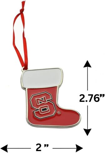 Ohio State Buckeyes Stocking Metal Christmas Ornament in Saudi Arabia