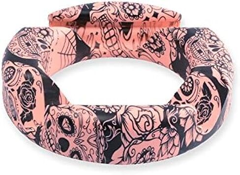 GoDonut Ultra Phone Stand - Portable Mount Accessory for Travel, Nightstand or Desk- Compatible with Tablet, iPhone & Most Smartphones – Skulls Pink in Saudi Arabia