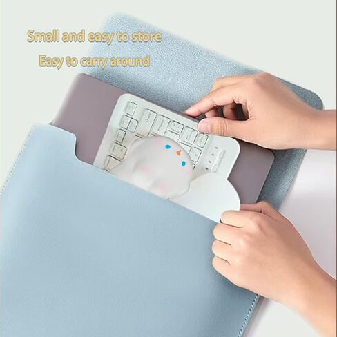Cute Wrist Rest Mouse Keyboard Computer Elbow pad armrest,Decompression Memory Foam Wrist pad,for Desk Computer and Laptop wrst pad(White Rabbit) in Saudi Arabia