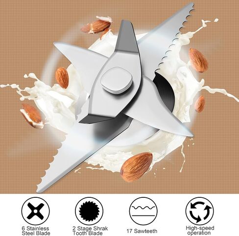 Nut Milk Maker, 20 oz(600ml) Homemade Almond, Soy, Oat, Plant-Based Milk and Non-Dairy Beverages, Almond Milk Maker with Delay Start/Boil Water/Keep Warm, Soy Milk Maker with Nut Milk Bag in Saudi Arabia