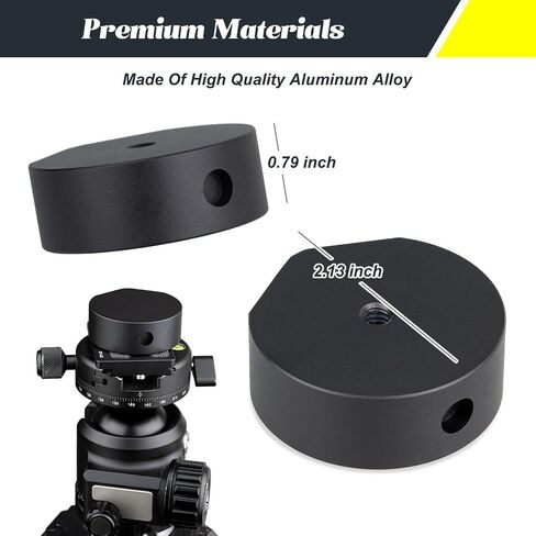 Tripod Adapter Compatible with Starlink Mini Aluminum Alloy Tripod Mount Adapter Compatible with Star Link Mini - 1/4"-20 Threaded Fit Inside The Pipe Adapter in Saudi Arabia