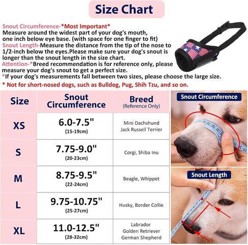 LUCKYPAW Dog Muzzle for Small Medium Large Dogs, Soft Muzzle for Dogs to Prevent Biting Chewing, German Shepherd Muzzle with National Flag Pattern and Hook and Loop, Allows Panting Drinking (L, Flag) in Saudi Arabia